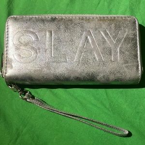 Silver “SLAY” Wallet